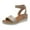 Khaki, variant on Kmdttou Shoes Women Slope Heel One Line Buckle Mules Middle Heel Slippers Roman Sandals With Comfortable Plantar Fasciitis Arch Support(Size:36-43)