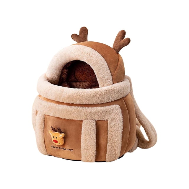Pisexur Suministros para mascotas Cats Bag Winter Out Hand Bag Cats Winter Cute Bear Thick Warm Dog Bag Pet Bag perros, gatos y animales.perros, gatos y animales