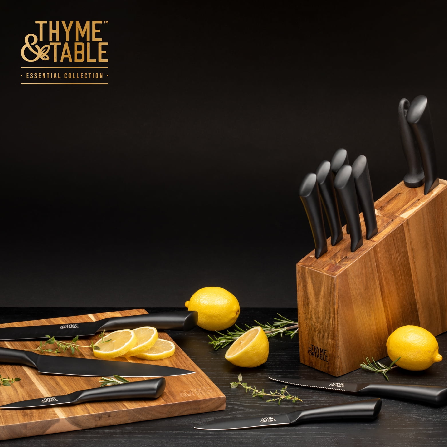 Thyme and table black friday knife set｜TikTok Search
