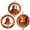 Red-A, variant on United States 250th Anniversarybell Ornament Honoring America's Commemorative 250th Anniversary U.S.with Commemorative Detailing for Collectors & Patriotic