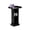 Black, variant on Haooyeah Wooden Lectern Podium with Microphone Cable Management, Internal Storage Shelves, Raised Edge Top, Freestanding Floor Stand, Black