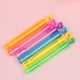 thumbnail image 3 of 24 piezas en forma de corazón Palo de burbuja vacío Botella de agua colorida Varita de burbuja Juguetes Boda Bubble Maker Stick Favores de fiesta para fiesta de cumpleaños (Color aleatorio), 3 of 5