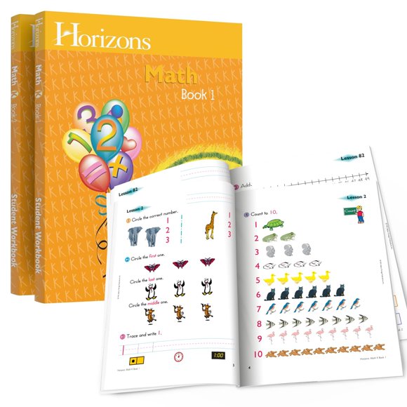 Horizons Livres de Mathématiques pour Étudiants de Maternelle 1 & 2