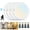 4Pcs White, variant on 1/2/4 Pack Motion Sensor LED Closet Light, Rechargeable Battery Operated Dimmable Ceiling Lamp with Remote Timing, 3 Color Temp & 10 Brightness Levels for Bathroom Hallway Porch Pantry
