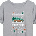 thumbnail image 3 of National Lampoon's Christmas Vacation - Hap-Hap-Happiest - Women's Oversized T-Shirt, 3 of 5