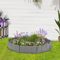 thumbnail image 3 of Shisuyan Decorative Garden Edging Plastic Fencing Grey 10Set 9.4X3.9X0.4In, 3 of 8