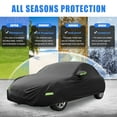 thumbnail image 2 of Unique Bargains 210Dpu Waterproof Car Cover Black ["for Volkswagen New Beetle 1998-2019"], 2 of 7