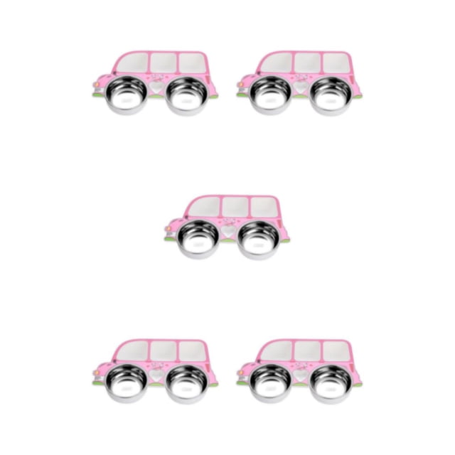 Bearachild Vajilla de acero inoxidable para niños, cuchara, tenedor, cuchara de alimentación de coche de dibujos animados, de cubiertos, camión Type2 NO2