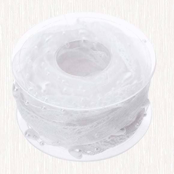 UPGRATOR Ribbons for Crafting 1Pack White Cotton Decoration for Celebrations