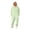 Mint Green, variant on FAHXNVB Men's Hooded Onesie Pajamas Lightweight Fuzzy Fleece Zip Up Jumpsuit Long Sleeve Lounge One Piece Pjs with Pocket S-XXL