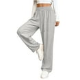 thumbnail image 6 of Lenpel Women's Plaid Pajama Pants Elastic High Waisted Drawstring Comfy Lounge Sleep Pj Bottoms Casual Jogger Pants with Pockets(Gray,Medium), 6 of 6