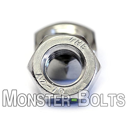 M8-1.25 OR M8 Metric Coarse Thread Hex Nut Stainless Steel Din 934 50 