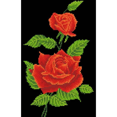UPC: 4897073249209 | DIAMOND DOTZ® Red Rose Corsage Diamond Painting Kit