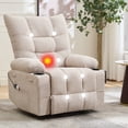 thumbnail image 2 of Ourlova Oversized Power Lift Recliner Chair with Massage and Heat Swivel Rocker Recliner, 2 of 9