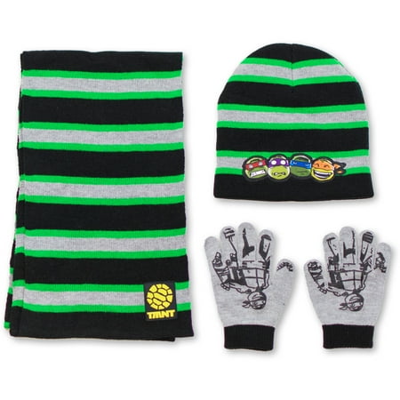 3Pc Hat, Glove, Scarf Set