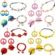 thumbnail image 2 of Traje de hippie de Halloween, gafas, pendientes, collar, tocado, collar con el logo de la paz, 2 of 4