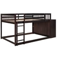 thumbnail image 5 of Full over Full Bunk Bed with 4 Drawers and 3 Shelves-Espresso 67AAP, 5 of 9