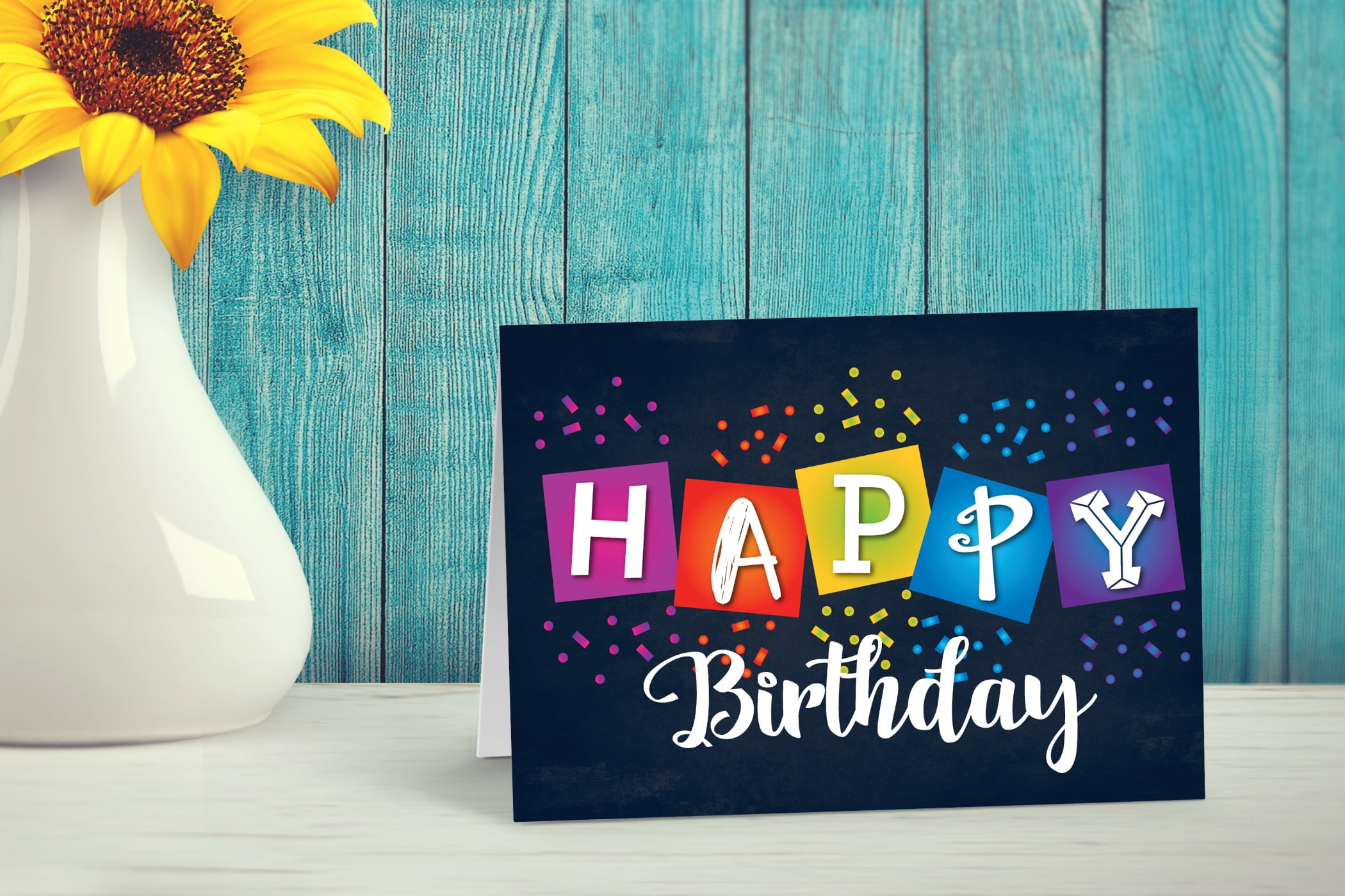 Modern Happy Birthday Card Birthday 10 Count Boxed Set Birthday