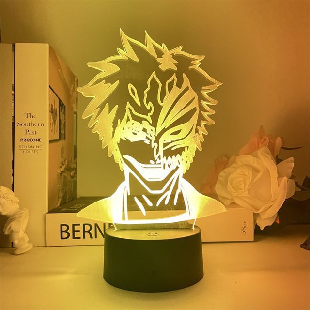 Luz nocturna USB Bleach Ichigo Kurosaki Hollow Ichigo 3D