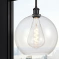 thumbnail image 2 of 516-1S-BK-G122-12 Innovations Lighting Athens - 1 Light Mini Pendant In Industrial Style-14.38 Inches Tall and 11.75 Inches Wide-Matte Black, 2 of 2