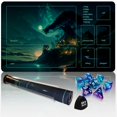 thumbnail image 1 of MTG Playmat Extalas TCG con tubo de almacenamiento y 7 dados a prueba de agua, 1 of 6