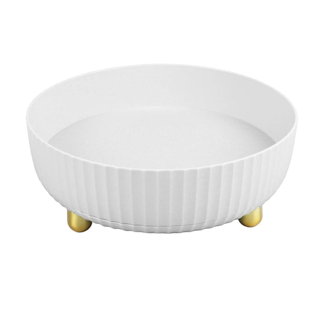 BANDEJA DE ALMACENAMENTO Giratoria, Bandeja Organizadora Giratoria De Gran Capacidad Para Cocina, Sala De Estar, Baña, PlásTiCO, Confiones De Con Múltiples, PARA Organizador De