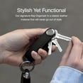 thumbnail image 2 of Orbitkey Leather Keychain Organizer - Black, Holds 7 Keys (4.7"), 2 of 6