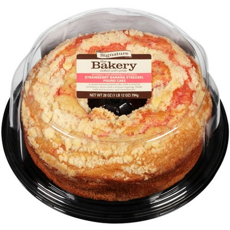 The Bakery at Walmart Strawberry Banana Streusel Pound Cake, 28 oz