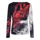 thumbnail image 5 of Ichuanyi liquidación de la cremallera impresa para mujeres con cuello en V camiseta de manga larga con cuello en V de manga larga para mujeres ICHUANYI WER202308240562, 5 of 6