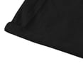 thumbnail image 6 of DDAPJ pyju Men's Bermuda Shorts Summer Fashion Cotton Linen Casual Shorts Rolled Hem Short Pants with Pockets Black XXXL, 6 of 7