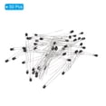 thumbnail image 3 of Uxcell NTC Thermistors Resistors, 50Pcs 10K Ohm MF52-103 5% Accuracy High Sensitivity Current Limiter Temperature Sensor for Measuring Temperature Black, 3 of 5