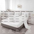 thumbnail image 4 of Red Honeycomb Bed in a Bag Queen Comforter Set 7 Piece,Gaming Bedding Sets Gamer Room Decor Sheet Set with Comforter, 4 of 5