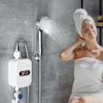 thumbnail image 2 of Chauffe-eau Instantané Électrique Sans Réservoir pour Douche, Robinet de Douche Instantané avec Écran Lcd QVS, 2 of 5