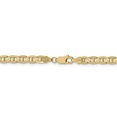 thumbnail image 4 of 14k Yellow Gold 24 Inch 4.5mm Concave Anchor Chain Necklace Pendant Charm, 4 of 9