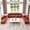 Chenille Rust, variant on BEHOST 130" 8-Piece Modular Sectional Sofa, Boneless Cloud Couch with Extra Deep Seats, Washable Chenille Sofa Set for Living Room, Chenille Dark Gray