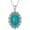 06-Oval Turquoise, variant on Turquoise Necklace 925 Sterling Silver Natural Turquoise Gemstone Pendant Vintage Bohemian Western Jewelry Gifts for Women