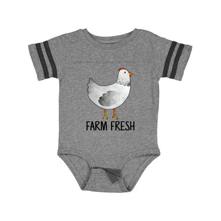 

Inktastic Farming Chicken Farm Fresh Gift Baby Boy or Baby Girl Bodysuit