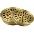thumbnail image 1 of Ensemble de 2 Plateaux de Communion en Acier Inoxydable Mayur 12.2 Pouces - Contient 40 - (Brass/or), 1 of 2