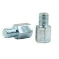 thumbnail image 2 of 2pcs Motorcycle or Scooter Mirror Adapters - 8mm to 10mm clockwise threaded, 2 of 11