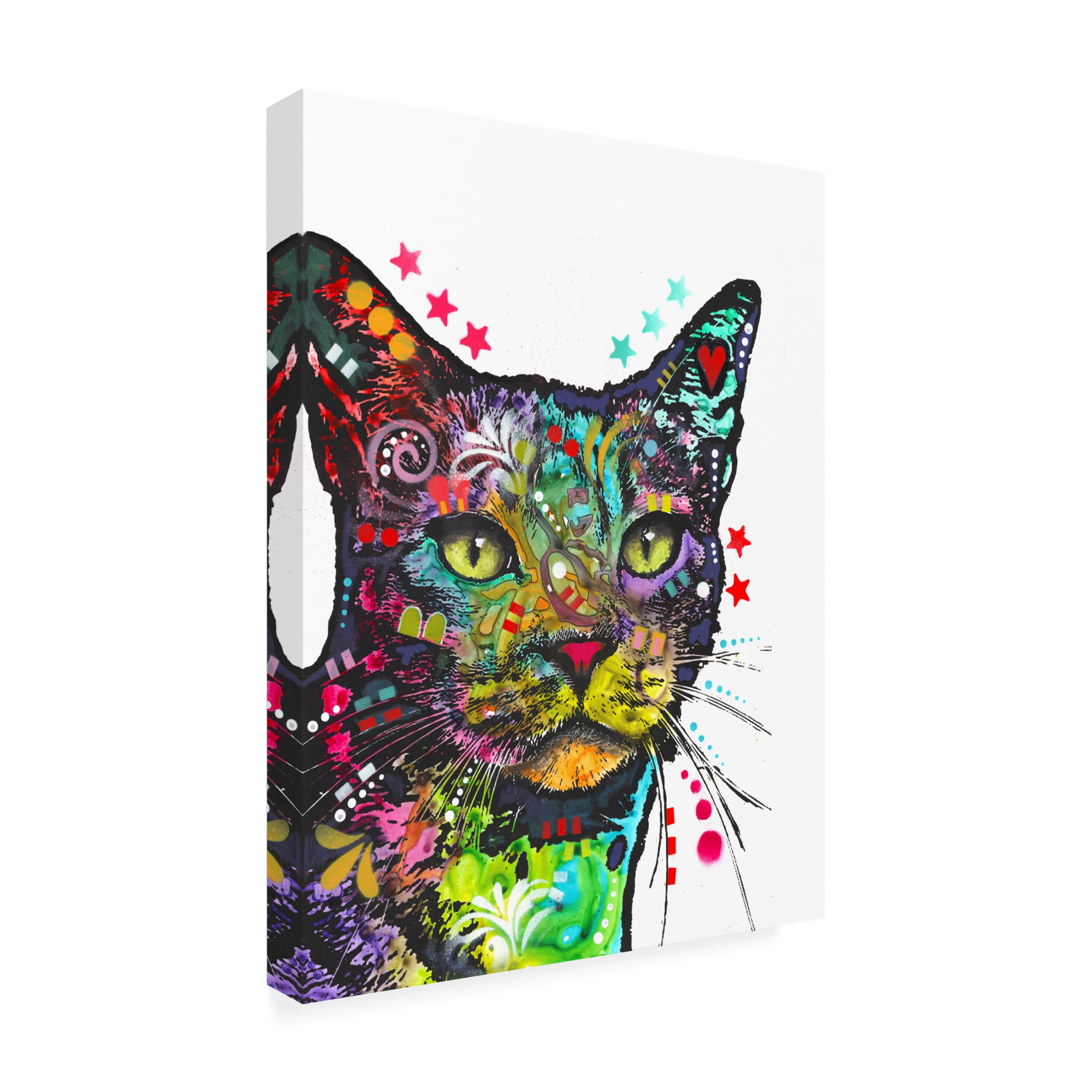 Canvas Wall Art - Dean Russo 'Green Eyes' Wall Art for Living Room, Bedroom, or Office Décor by Trademark Fine Art - 18 x 24 Inches