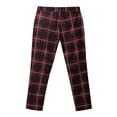 thumbnail image 5 of Hfolob Men's Casual Pants Mens All Seasons Fashion Leisure Plaid Print Pocket Zipper Button Feet Pants Suit Pants Relaxed Fit, 5 of 9