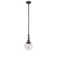 thumbnail image 7 of Innovations Lighting 206-PN-G204-6 Beacon 1 Light 6" Wide Mini Pendant - Nickel, 7 of 7
