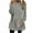 Gray, variant on Womens Plush Hoodies Jackets Fall Winter Fashion Fuzzy Sherpa Warm Long Sleeves Hooded Pullover Sweatshirt Coat