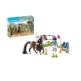 thumbnail image 1 of Set de Juego Playmobil Salto de Caballos con Zoe y Blaze 67 Piezas, 1 of 4