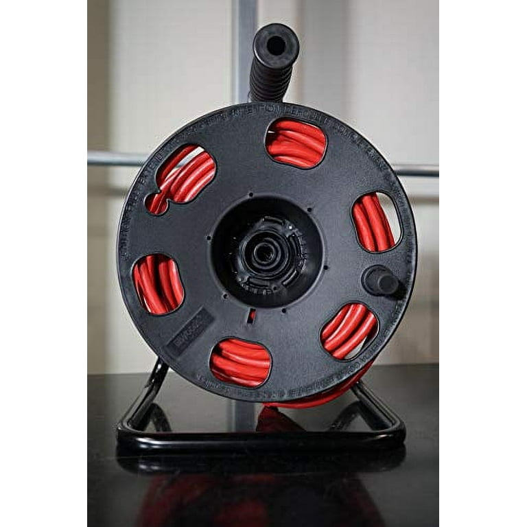 Woods 22849 Metal Extension Cord Reel Stand In Black, Heavy Duty, Quick  Snap Together Design, Sturdy and Durable Stand, Easy to Grip Handles, Holds  Up