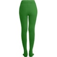 thumbnail image 3 of ORUYROP Women's Solid Colored Opaque Microfiber Footed Tights, 3 of 7