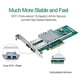 thumbnail image 5 of Sidaley Adaptador de red Interfaz PCI-E X8 Adaptador de red de 10 Gbps con soporte de perfil alto y bajo Electrónica miscelánea, 5 of 6