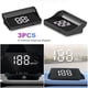 thumbnail image 1 of Coche Digital GPS Pantalla LED Smart Head Up Display Fuente (Blanco MPH), 1 of 5