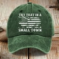 thumbnail image 2 of yunLXY Hat Green Hillbilly 2024 Flag Hat 2024 Baseball Cap Patriotic Election Hat One Size, 2 of 4