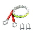 thumbnail image 2 of Car Tow Rope Towing Straps Emergency Tow Rope Tow Cable Rv Accessories For Outside Tow Strap Kit Winch Rope Towing Strap With Hooks Marine Tow Strap Car Ro, Tools, 2 of 2